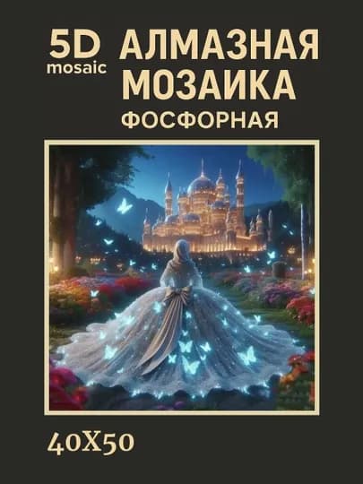 Алмазная мозаика фосфорная (светит ночью) 40*50 см "ПЕЙЗАЖ" — GIGAMON-FOSPEY4X5-ЛЕДЯН