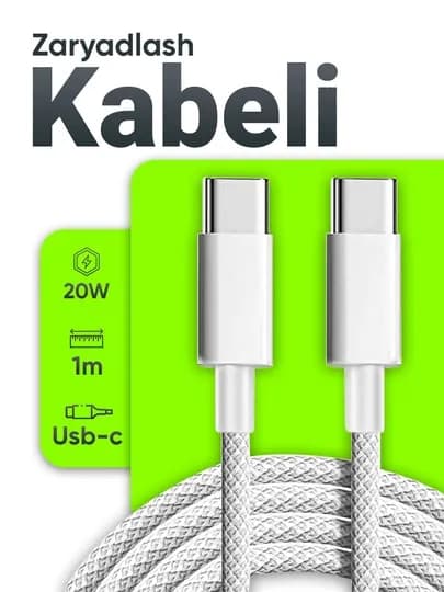 Type-C Lightning для iPhone, Android и iPhone 15, 16 кабель зарядного устройства — KRUT-KABEL1
