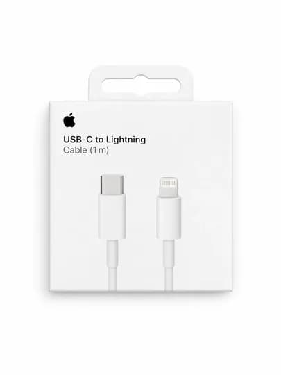 Кабель (ОРГ) Type-C — Lightning для iPhone X/ 11/ 12/ 13/ 14, 1м, быстрая зарядка — БЕРМАГ-ORGLIGHTNING