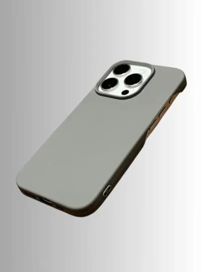Мягкие чехлы для iPhone 12, 13, 14, 15, 16 Pro Max — BLITZAA-CHETSIZ-СЕРЫЙ-IP14PRO