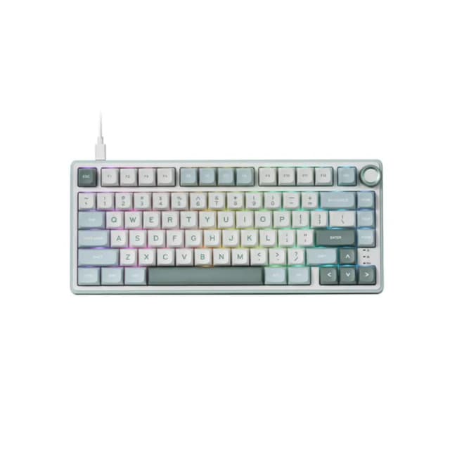 ROYAL KLUDGE R75 Sky Cyan, K Silver Switch, RGB LED, Hot-Swap, RU Layout