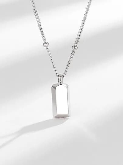 Женская серебряная цепочка SILVERME, квадратная - 925, позолота 18 карат — GOOOLD-SR0019-СЕРЕБРН-KUMUSH