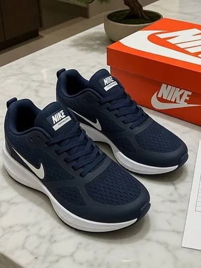 Кроссовки Nike Zoom Air + Adidas 40-45 дышащий сетчатый верх — YDI-NIKEKK-ТЕМНСИН-42
