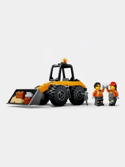 Kонструктор LEGO City, Желтый строительный колесный погрузчик, 60450 — LEGOTOY-P17A568
