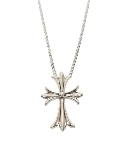 Ожерелье в виде креста в современном стиле — JEWEL16-JEWEL149-БЕЖМЕЛ