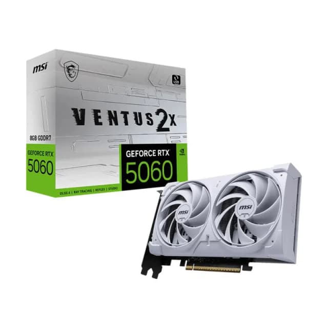 MSI GeForce RTX™ 5060 8G VENTUS 2X WHITE