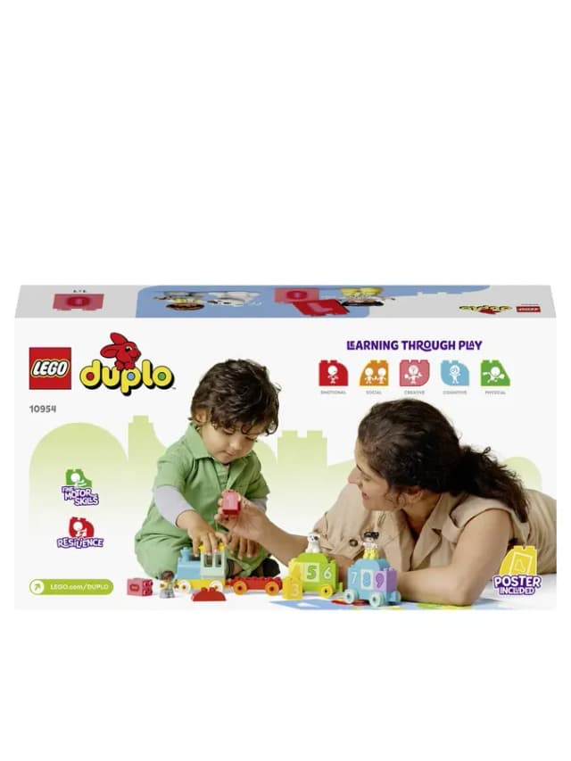 Конструктор DUPLO 10954 Поезд с цифрами-учимся считать