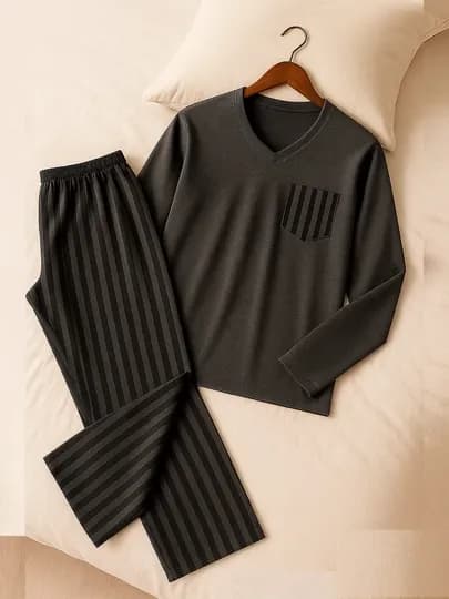 Пижама мужская, Costume 100% хлопок — COSTUME-PIJMUJ-ТЕМНСЕР-56
