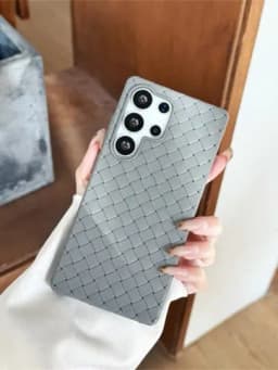 Чехол для Samsung Galaxy S21, S22, S23 Ultra, S24 Ultra, S25 Ultra, S26 Ultra силикон — TEXVIBE-SAM3-СЕРЫЙ-Sams25