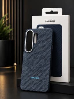 Карбоновый чехол для Samsung S26 Ultra — BASEUSE-SAMSUNGCARBON-ТЕМНСИН-s26 ult
