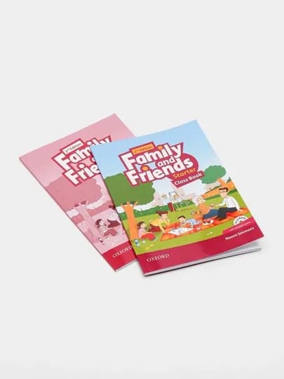 Family and Friends starter 1, 2, 3, 4, 5 части, формат A4 — NBOOKS-FAMILY-АЛЫЙ