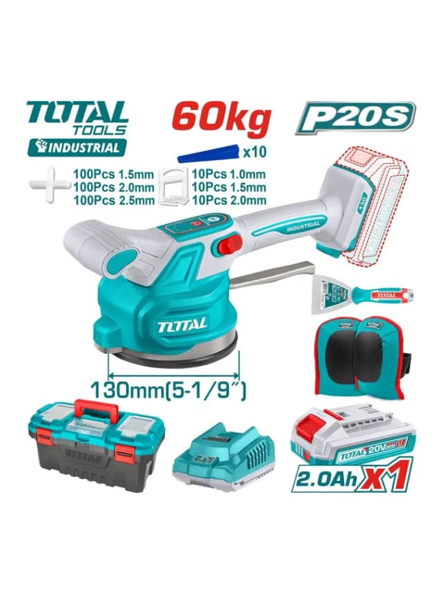 Виброприсоска для плитки TOTAL TTVLI20018