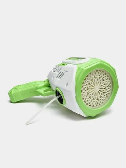 Автоматическая машина для мыльных пузырей, генератор, для детей BUBBLE GUN — UNSHOPU-PUFAKCH-ЛАЙМ