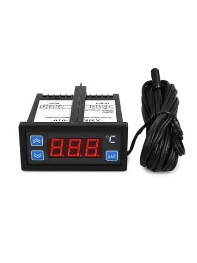 Терморегулятор цифровой XMK-010 220V, Термостат для инкубатора, холодильника, обогревателя — 1985220-TERMOREGHMK010