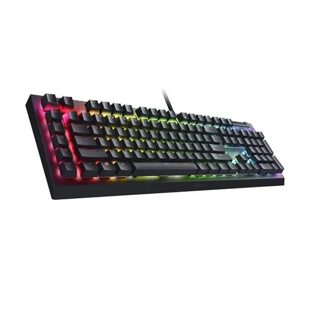 Клавиатура механическая Razer BlackWidow V4 X, 110key, USB-A, EN/RU, RGB, чёрный