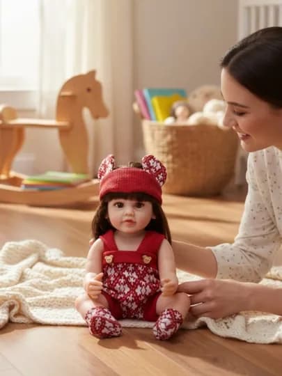 Кукла Reborn, говорящая, 30 см — УХТЫ-REB30MZ-БЕЖЕВ