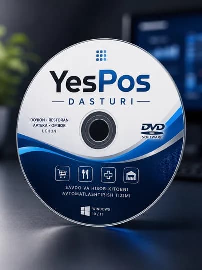YesPos — Программа автоматизации магазина и аптеки | Windows 10/11 — YESPOS1-YESPOSDASTURI-ЧЕРН