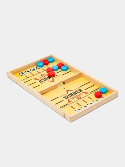Настольная игра хоккей Вышибашки деревянная — SEENSOR-FOOSBALL
