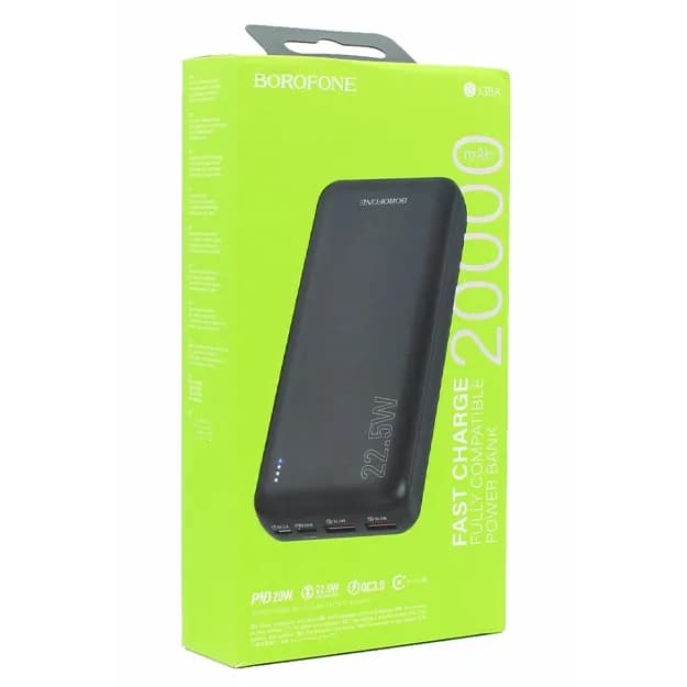 Внешний аккумулятор Borofone BJ38A 20000mAh, черный