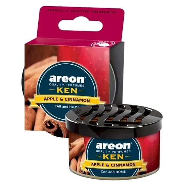 Автомобильный очиститель воздуха Areon KEN Apple Cinnamon