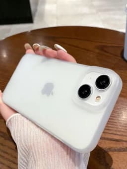 Чехол на iPhone 11,12,13,14,15,16,Pro,Max,Plus, Mini, прозрачный, силикон — PREM1-BLESKMAT-БЕЛЫЙ-xxs