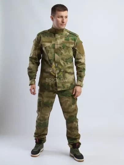 Тактический костюм ACU Rip Stop зеленый, мох, мультикам, черный мультикам, униформа — BRIGADA-TAKTIK1-ЗОЛХАКИ-XXXL