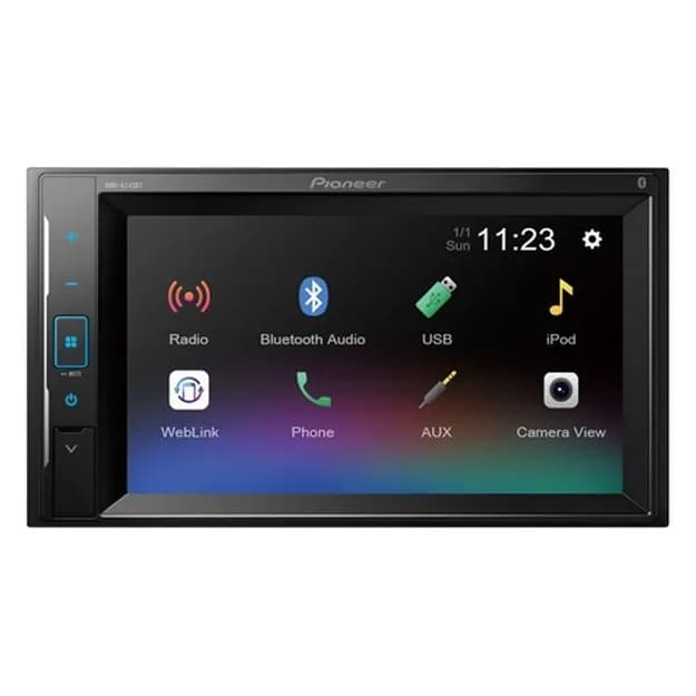 Встраиваемый автомультимедийный AV-ресивер Pioneer DMH-A245BT серии A с двойным DIN