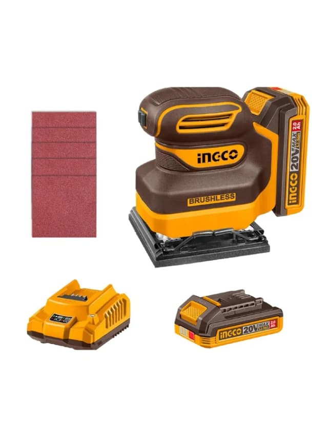 Виброшлифовальная машина INGCO CSHSLI20241 20V Brushless