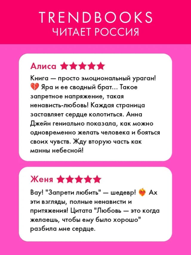 Анна Джейн. Запрети любить. Часть 1. Книги романы