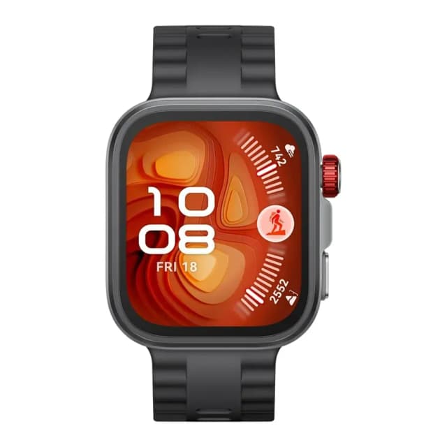 Смарт часы Huawei WATCH FIT 4 Pro Black Fluoroelastomer Strap
