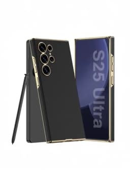 Чехол для Samsung S22 S23 S24 S25 S26 Ultra, тонкий, противоударный — PROCHEH-SULTRA-ЧЕРНСТЕ-24ULTRA