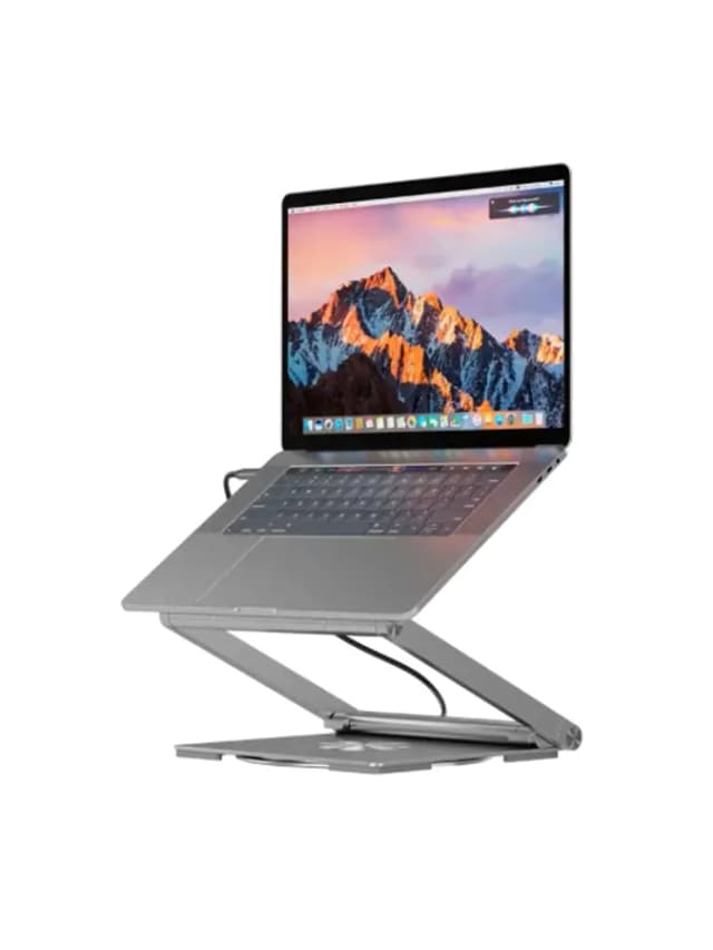Подставка для ноутбука Canyon OnStand 2 HUSB332A USB-C хаб 6-в-1 (HDMI 4K60, 2×USB 3.0, USB-C 3.0, RJ45, PD 100W)