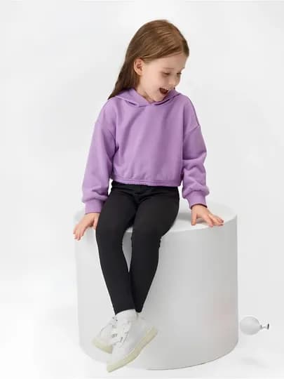 Детские черные лосины для девочек Tamik Kids — TKT-TK00067-6 лет