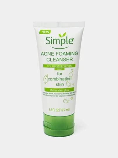SIMPLE Пенящийся крем для умывания от прыщей — MFSHOP-SJKIL