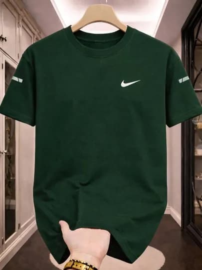 Стильные футболки для мужчин, 100% хлопок — SHANUSH-NIKEFUDBOLKA-ТЕМНЗЕЛ-XXL