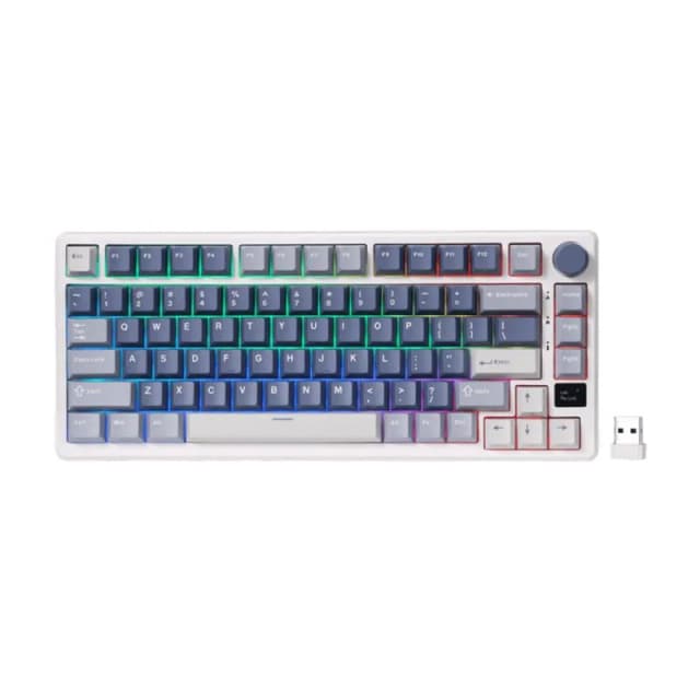 ROYAL KLUDGE M75 Ocean Blue, K Silver Switch, RGB LED, Hot-Swap, RU Layout