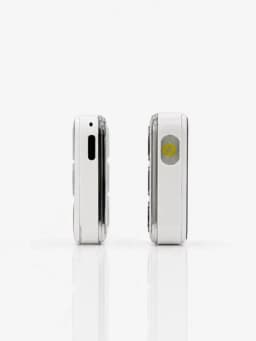 Мини-телефон 17air 2 SIMкарты Миниатюрный кнопочный iPhone Простой маленький телефон — ZETTAB-17AIR-БЕЛЫЙ