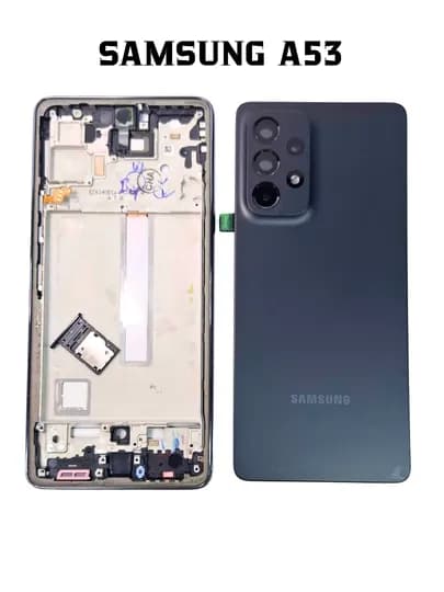 Samsung A53 корпус рамка и задняя крышка полный комплект оригинальное качество цвета — SMTKOPS-SAMSUNGA53KORPUS-ЧЕРН