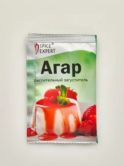Агар-Агар пищевой натуральный загуститель Spice Expert, 10 г — SE-AGARAG