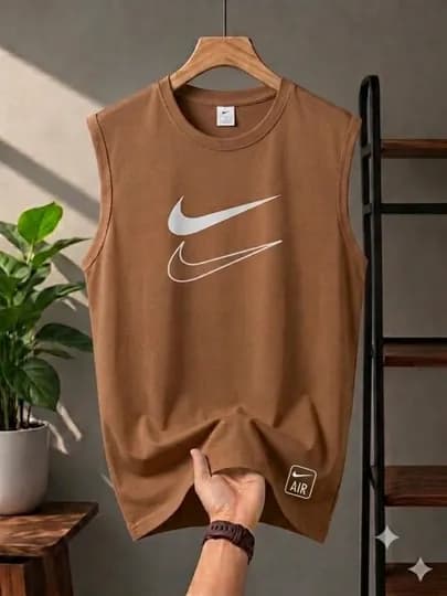 Спортивная майка Nike Air – Дизайн Premium — 1579403-NIKIMAKEKU-КОРИЧН-XL