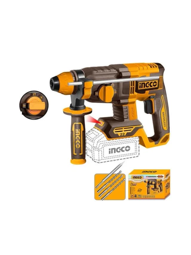 Аккумуляторный перфоратор INGCO CRHLI21228 INDUSTRIAL