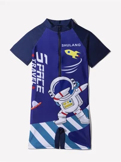 Купальник детский для мальчиков слитный с UV защитой SPF камуфляж — EJUNE-26КУПДЕТРАЗМАЛ-ТЕМНСИН-L