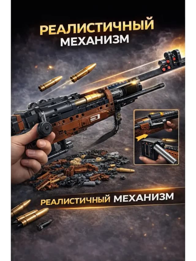 Конструктор Оружие - Снайперская винтовка 98K