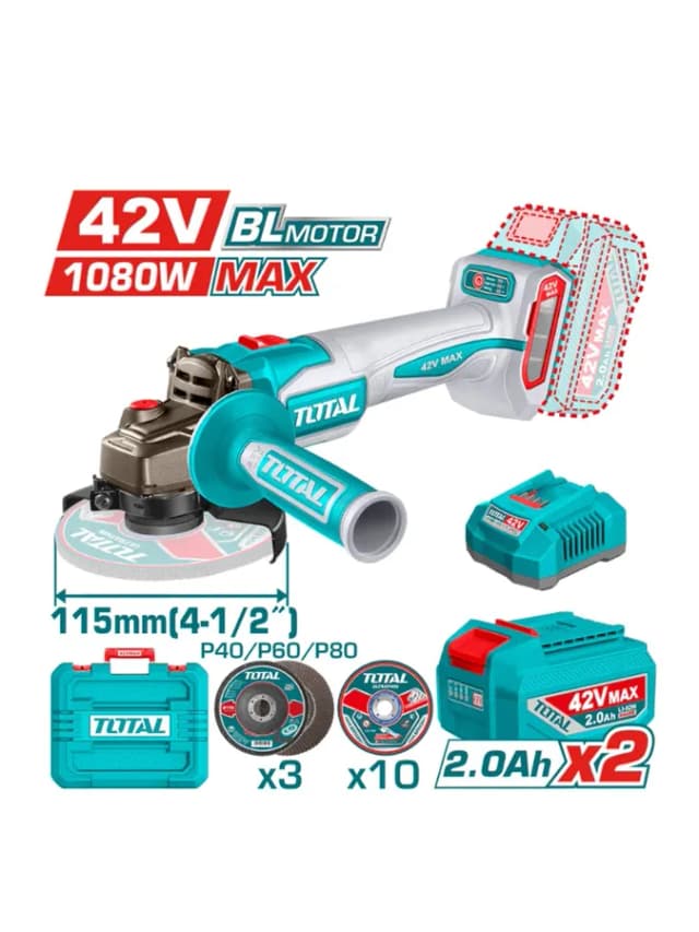 Угловая шлифовальная машина TOTAL TAGLI4108112