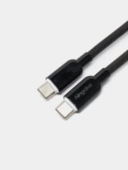 USB-кабель для быстрой зарядки, от Type-C до Type-C, Для телефонов iPhone Redmi и Samsung — MMAX-1070821-ЧЕРН