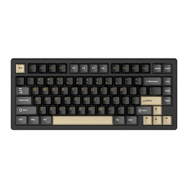 ATTACK SHARK X75, Starry Black, Crystal Switch, Hot-Swap