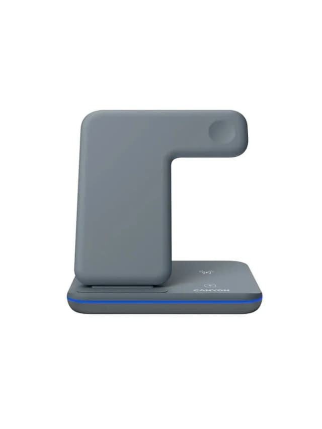 Зарядная станция CANYON WS-303 15W 3в1 Gray