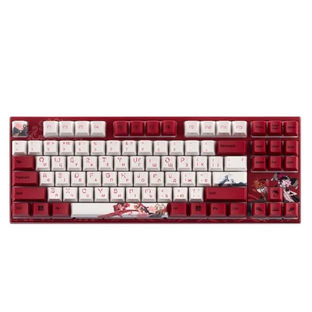 Механическая клавиатура Varmilo VEM87 Koi 87Key, EC V2 Rose, USB-A A33A039B0A3A17A034