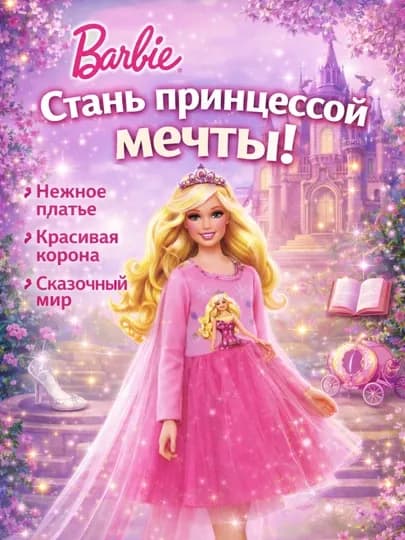 Праздничные платья принцессы Эльзы, Барби, Русалки, Белль, Уэнсдей для девочек — GOLDNBA-MALIKALARKASTYUMI-РОЗОВ-Freesize-L9/11