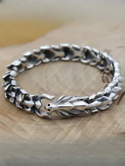 Серебряные браслет 925 проба — BJJB-BRASLET2-АЛЫЙ-18